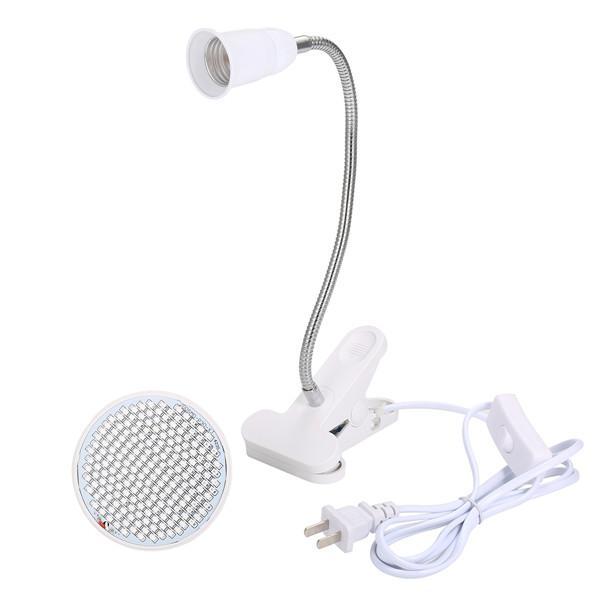 200 LED Grow Light E27 Plant Lamp With Clip