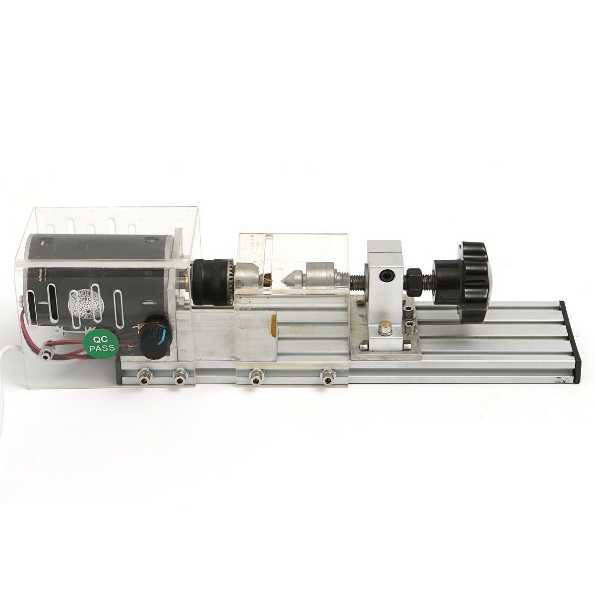 350W Mini Lathe Machine Woodworking DIY Set with Power Adapter