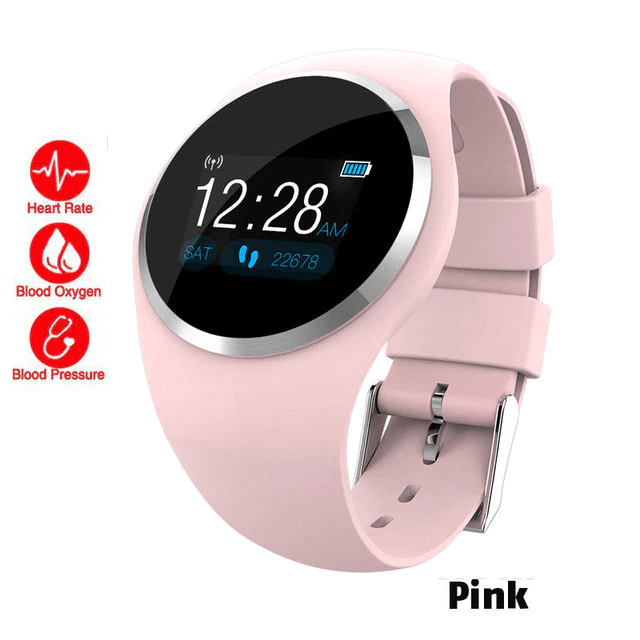 Blood Pressure Smart Sports Watch - Waterproof Heart Rate Monitor Fitness Tracker Smartwatch