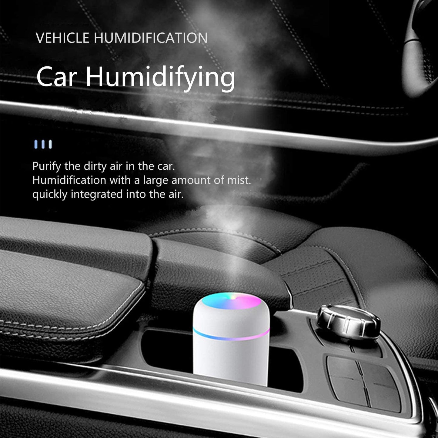 300ml Colorful Essential Oil Diffuser Humidifier