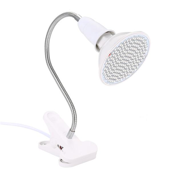 200 LED Grow Light E27 Plant Lamp With Clip