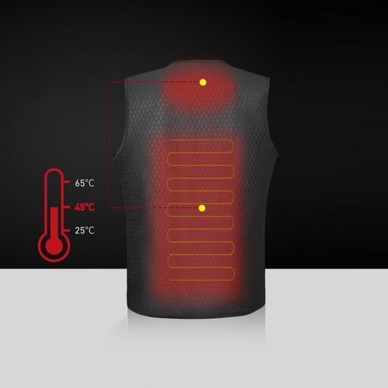 Battery Heated Vest USB Rechargeable