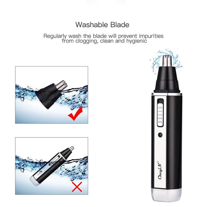 4 in 1 Professional Electric Rechargeable Nose and Ear Hair Trimmer Shaver Temple Cut For Men Personal Care Tools S36