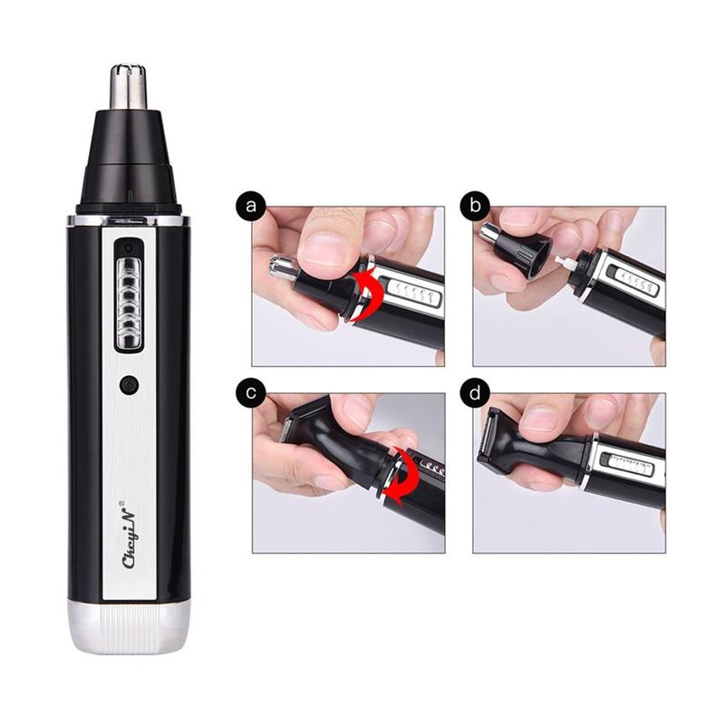 4 in 1 Professional Electric Rechargeable Nose and Ear Hair Trimmer Shaver Temple Cut For Men Personal Care Tools S36