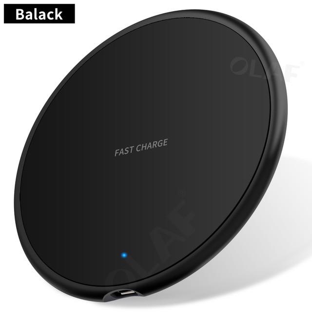 10W Fast Wireless Charger For iphone 11 8 Plus Qi Wireless Charging Pad For Samsung S10 Huawei P30 Pro Phone Charger Adapter