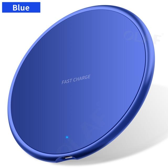 10W Fast Wireless Charger For iphone 11 8 Plus Qi Wireless Charging Pad For Samsung S10 Huawei P30 Pro Phone Charger Adapter