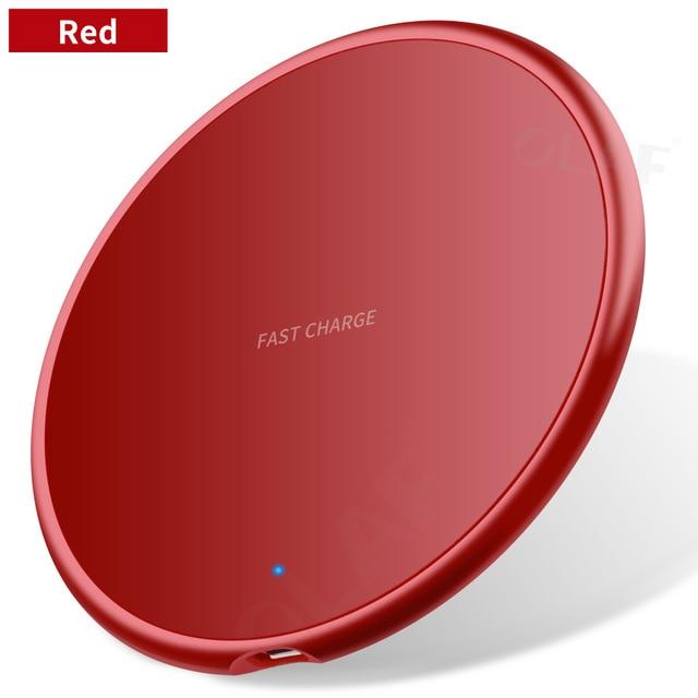 10W Fast Wireless Charger For iphone 11 8 Plus Qi Wireless Charging Pad For Samsung S10 Huawei P30 Pro Phone Charger Adapter