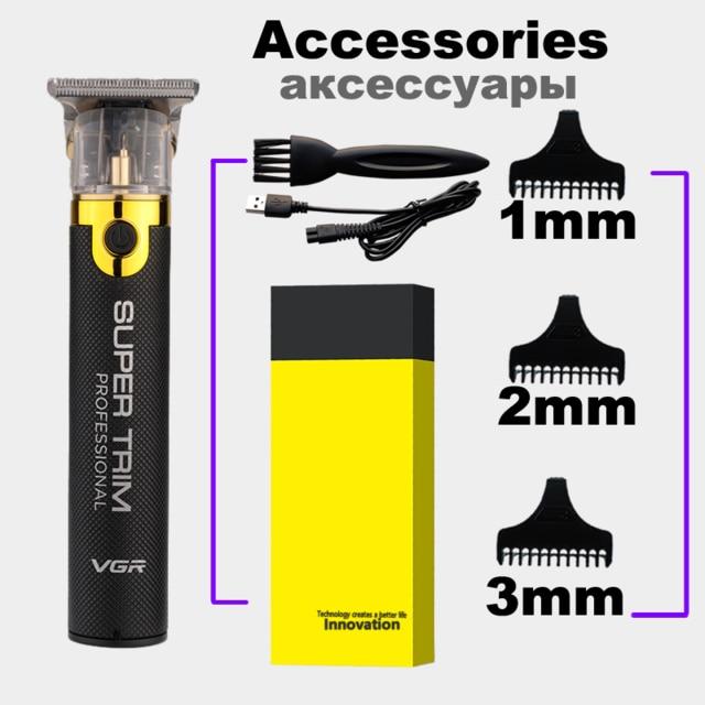 2020 USB Rechargeable Hair Clipper Electric hair trimmer Cordless Shaver Trimmer 0mm Men Barber Hair Cutting Machine for men