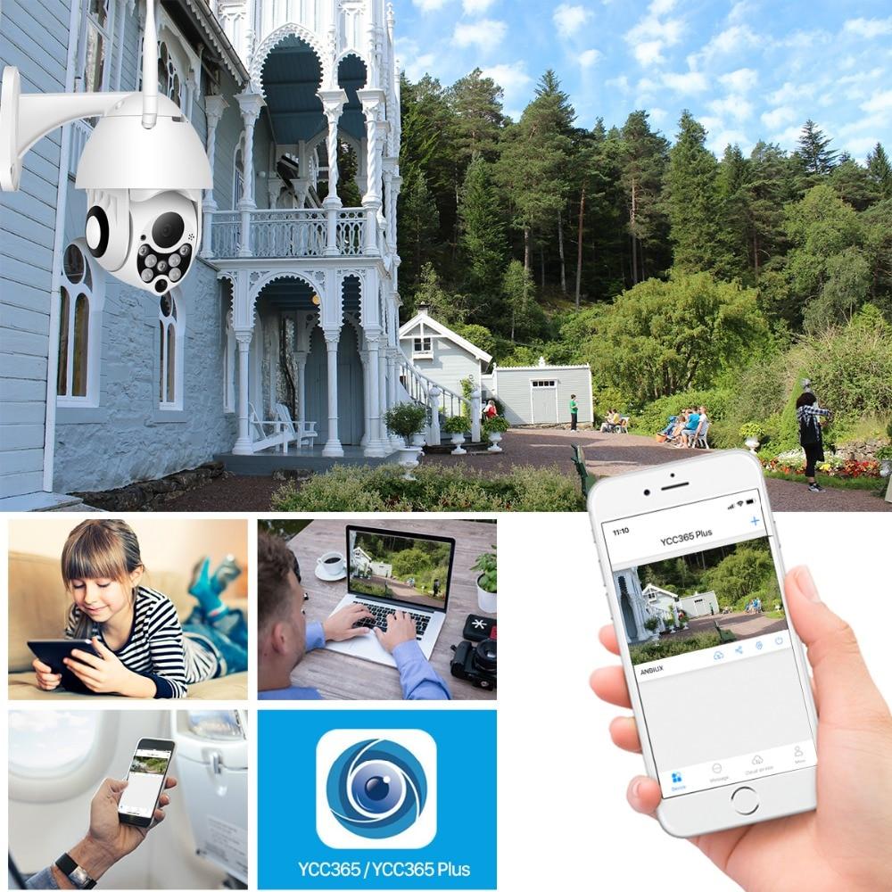 1080P PTZ IP Camera Wifi Outdoor Speed Dome Wireless Wifi Security Camera Pan Tilt 4X Digital Zoom 2MP Network CCTV Surveillance