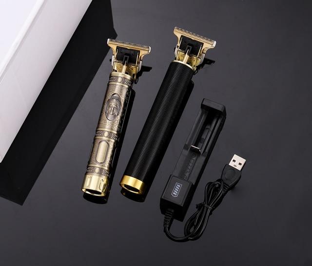 2020 USB Rechargeable Hair Clipper Electric hair trimmer Cordless Shaver Trimmer 0mm Men Barber Hair Cutting Machine for men