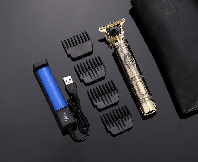 2020 USB Rechargeable Hair Clipper Electric hair trimmer Cordless Shaver Trimmer 0mm Men Barber Hair Cutting Machine for men