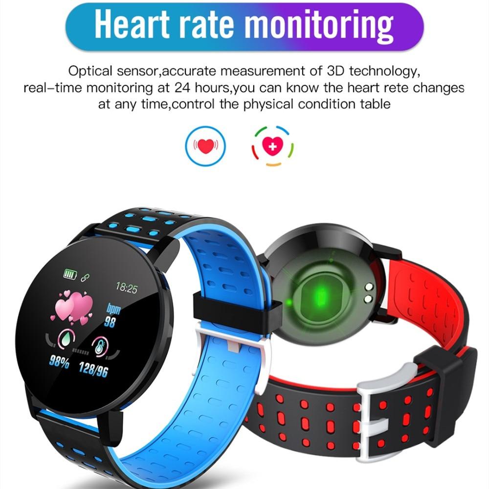 Bluetooth Smartwatch With Blood Pressure & Heart Rate Monitor For Android & IOS