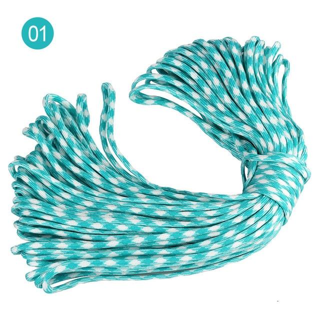 10meter Length 7-stand 5mm Cores Paracord Parachute Cord Polyester Survival Bracelet Rope Camping Climbing