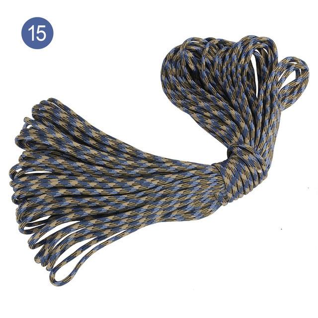10meter Length 7-stand 5mm Cores Paracord Parachute Cord Polyester Survival Bracelet Rope Camping Climbing