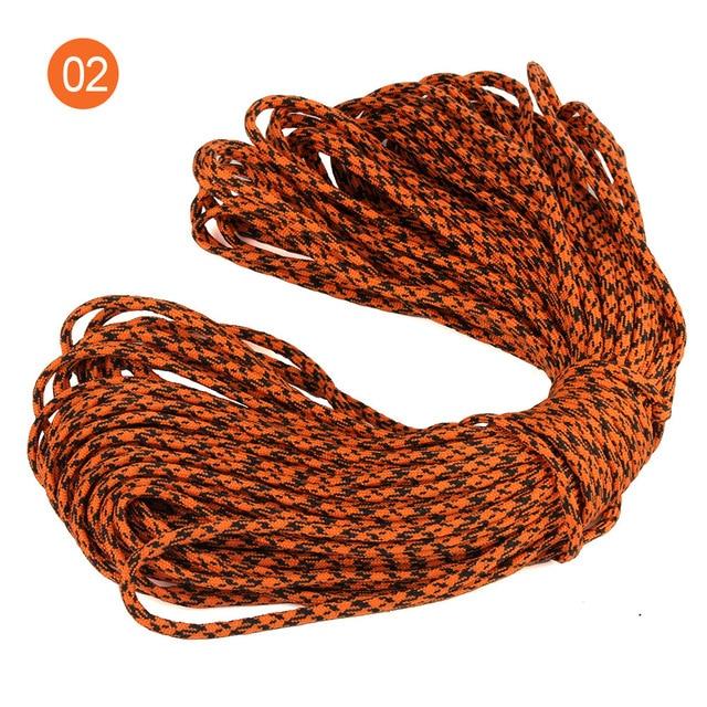 10meter Length 7-stand 5mm Cores Paracord Parachute Cord Polyester Survival Bracelet Rope Camping Climbing