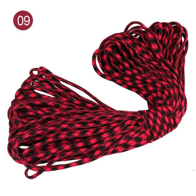 10meter Length 7-stand 5mm Cores Paracord Parachute Cord Polyester Survival Bracelet Rope Camping Climbing