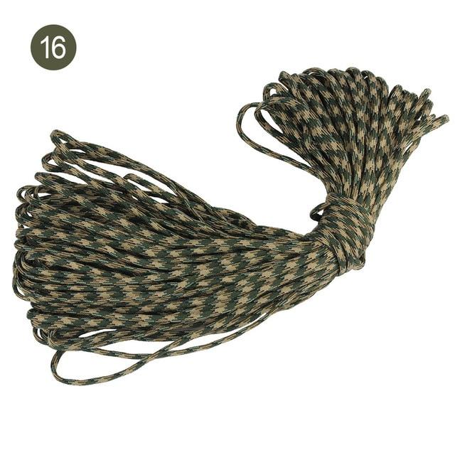 10meter Length 7-stand 5mm Cores Paracord Parachute Cord Polyester Survival Bracelet Rope Camping Climbing