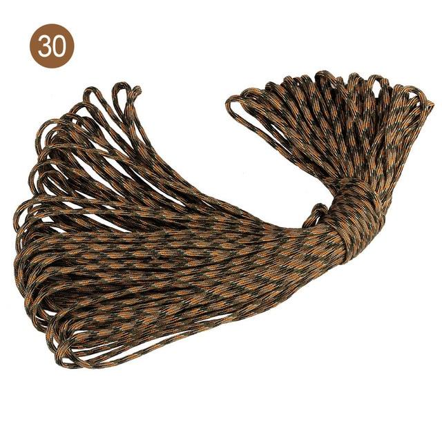 10meter Length 7-stand 5mm Cores Paracord Parachute Cord Polyester Survival Bracelet Rope Camping Climbing