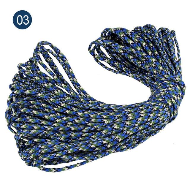 10meter Length 7-stand 5mm Cores Paracord Parachute Cord Polyester Survival Bracelet Rope Camping Climbing