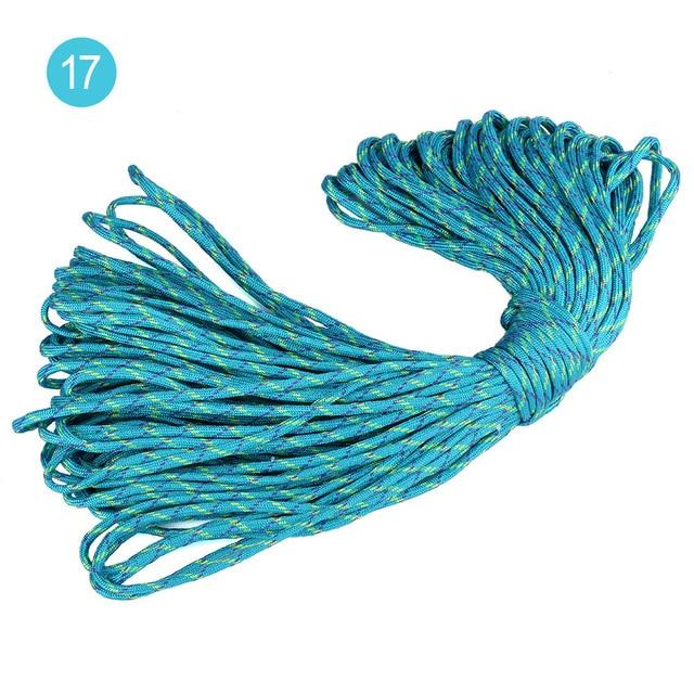 10meter Length 7-stand 5mm Cores Paracord Parachute Cord Polyester Survival Bracelet Rope Camping Climbing