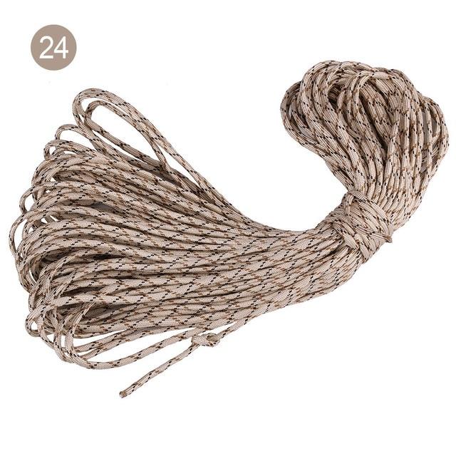10meter Length 7-stand 5mm Cores Paracord Parachute Cord Polyester Survival Bracelet Rope Camping Climbing