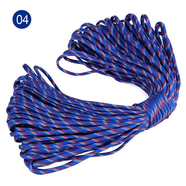 10meter Length 7-stand 5mm Cores Paracord Parachute Cord Polyester Survival Bracelet Rope Camping Climbing