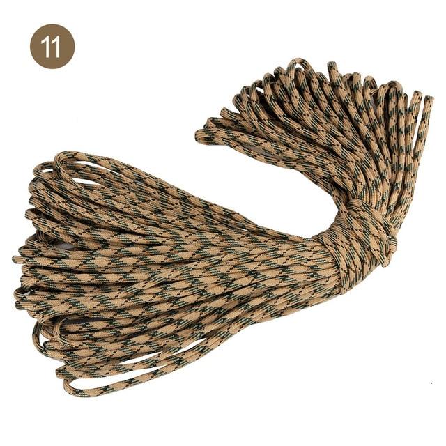 10meter Length 7-stand 5mm Cores Paracord Parachute Cord Polyester Survival Bracelet Rope Camping Climbing