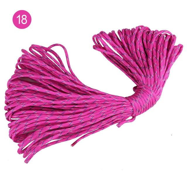 10meter Length 7-stand 5mm Cores Paracord Parachute Cord Polyester Survival Bracelet Rope Camping Climbing