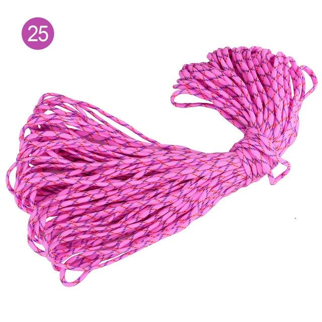 10meter Length 7-stand 5mm Cores Paracord Parachute Cord Polyester Survival Bracelet Rope Camping Climbing