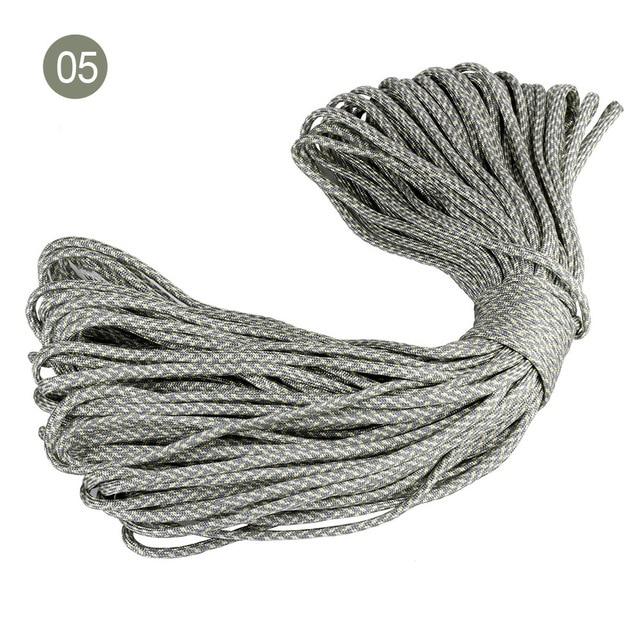 10meter Length 7-stand 5mm Cores Paracord Parachute Cord Polyester Survival Bracelet Rope Camping Climbing