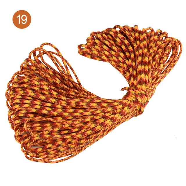 10meter Length 7-stand 5mm Cores Paracord Parachute Cord Polyester Survival Bracelet Rope Camping Climbing