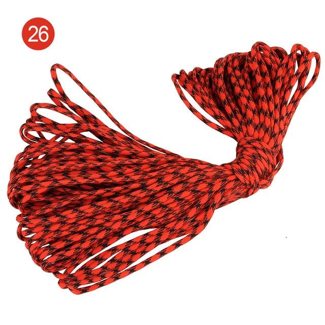 10meter Length 7-stand 5mm Cores Paracord Parachute Cord Polyester Survival Bracelet Rope Camping Climbing