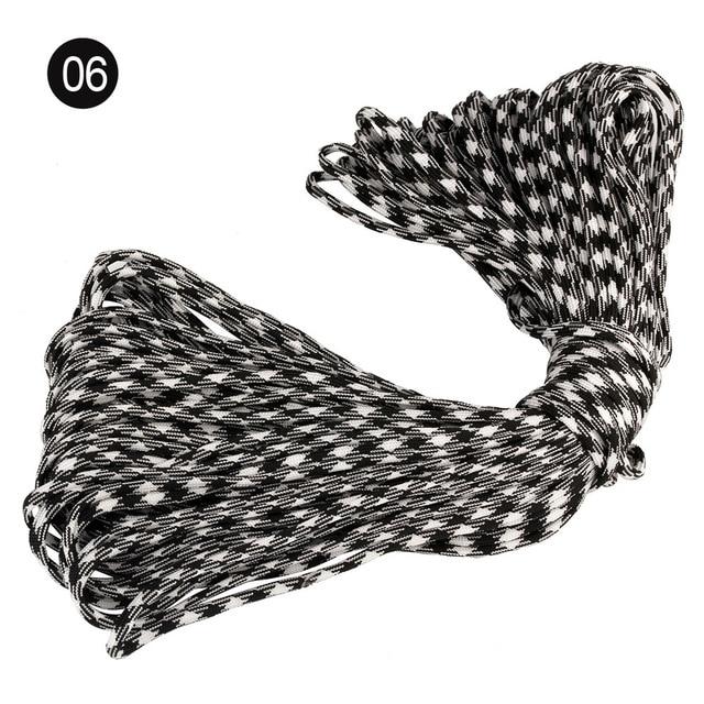 10meter Length 7-stand 5mm Cores Paracord Parachute Cord Polyester Survival Bracelet Rope Camping Climbing