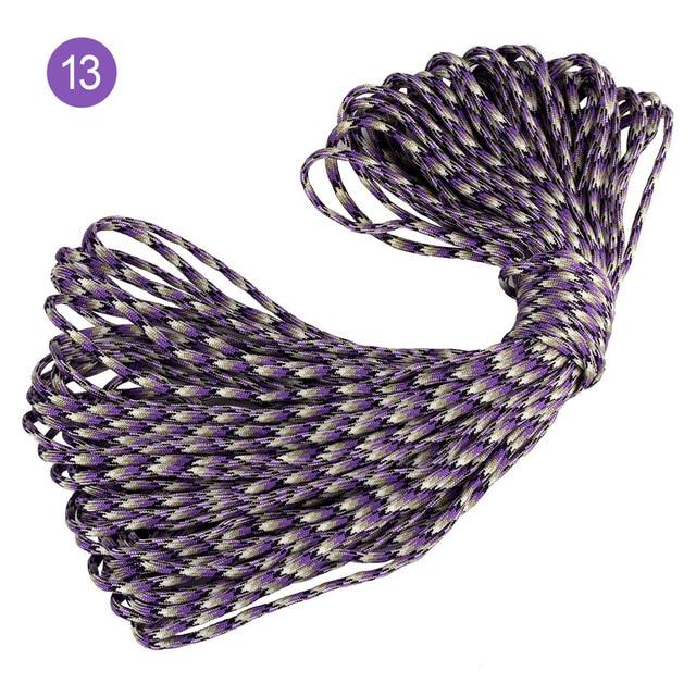 10meter Length 7-stand 5mm Cores Paracord Parachute Cord Polyester Survival Bracelet Rope Camping Climbing