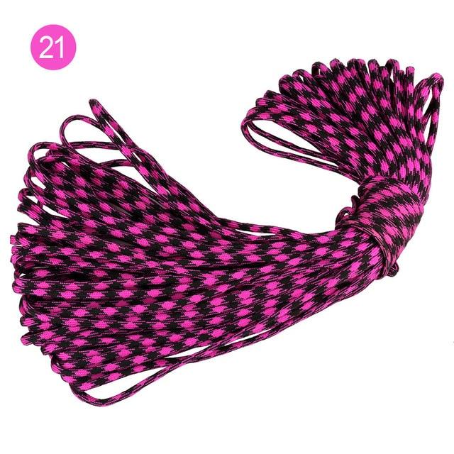 10meter Length 7-stand 5mm Cores Paracord Parachute Cord Polyester Survival Bracelet Rope Camping Climbing