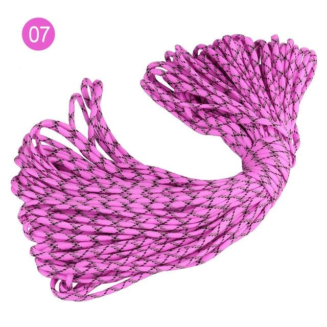 10meter Length 7-stand 5mm Cores Paracord Parachute Cord Polyester Survival Bracelet Rope Camping Climbing