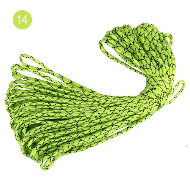 10meter Length 7-stand 5mm Cores Paracord Parachute Cord Polyester Survival Bracelet Rope Camping Climbing