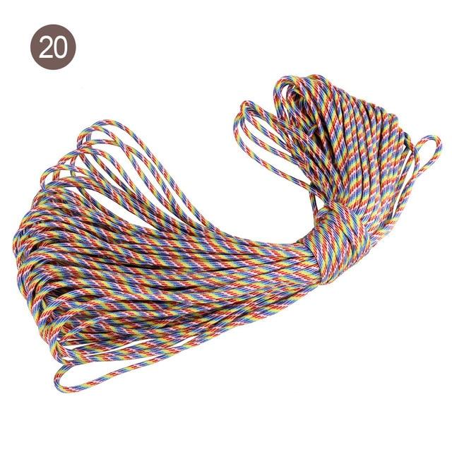 10meter Length 7-stand 5mm Cores Paracord Parachute Cord Polyester Survival Bracelet Rope Camping Climbing