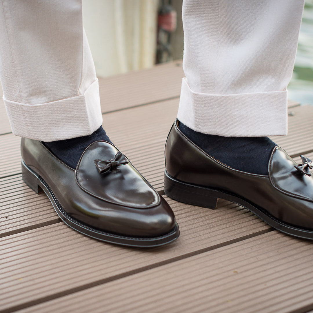Legacy | Classic Loafer – Dark Brown Leather with Sleek Profile & Signature Detailing