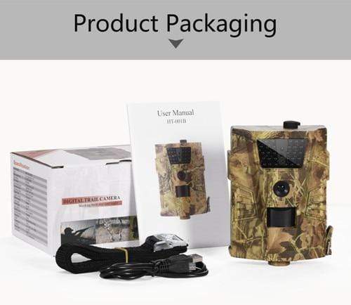 The Catalog Click 12MP 1080P Trail Hunting Camera  Wildcamera Wild Surveillance HT001B  Night Version  Wildlife