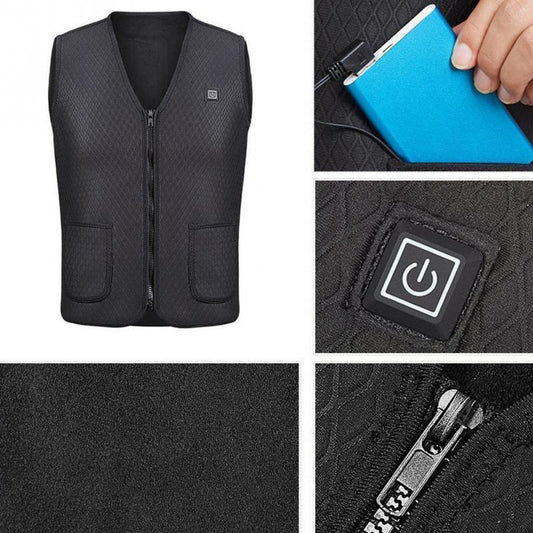 Battery Heated Vest USB Rechargeable