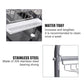 2-Tiered Over-the-Sink Kitchen Dish Drying Storage Rack