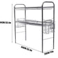 2-Tiered Over-the-Sink Kitchen Dish Drying Storage Rack