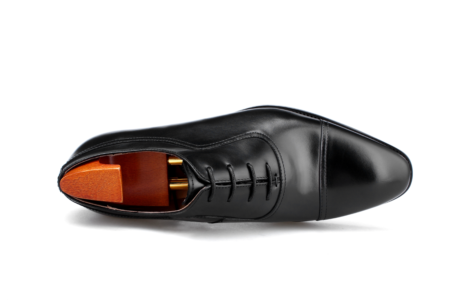 Cap Toe Oxford Leather Lace-Up Shoes-  Italian Design & U.S. Leather