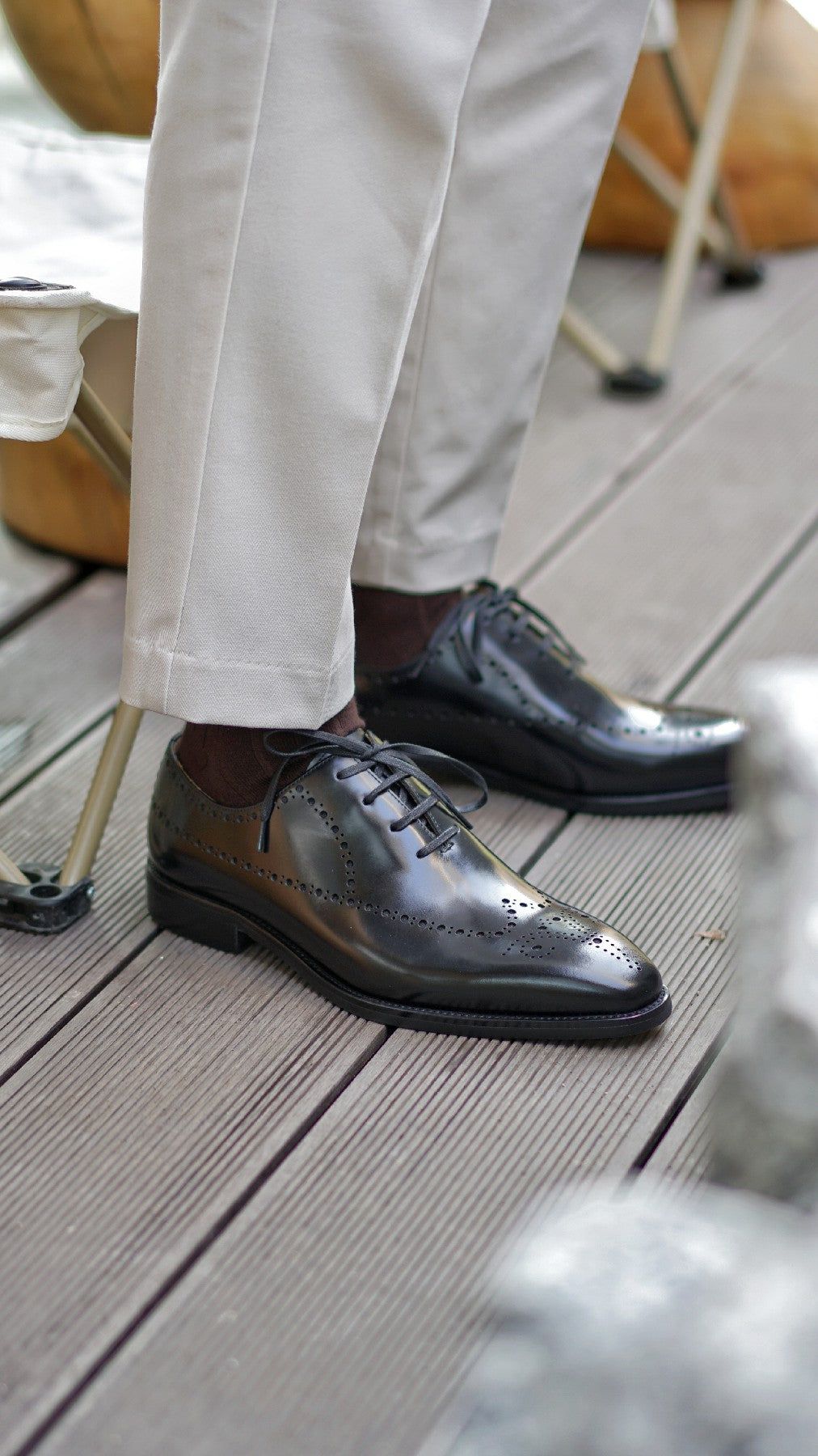 James Wholecut Oxford Leather Lace-Up Shoes – Superior Comfort & Style