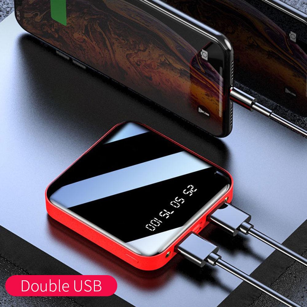20000mAh Mini Power Bank For Xiaomi Phone 10000mah Portable Charger LED Power 4500mAh Power Bank External Battery Pack Powerbank