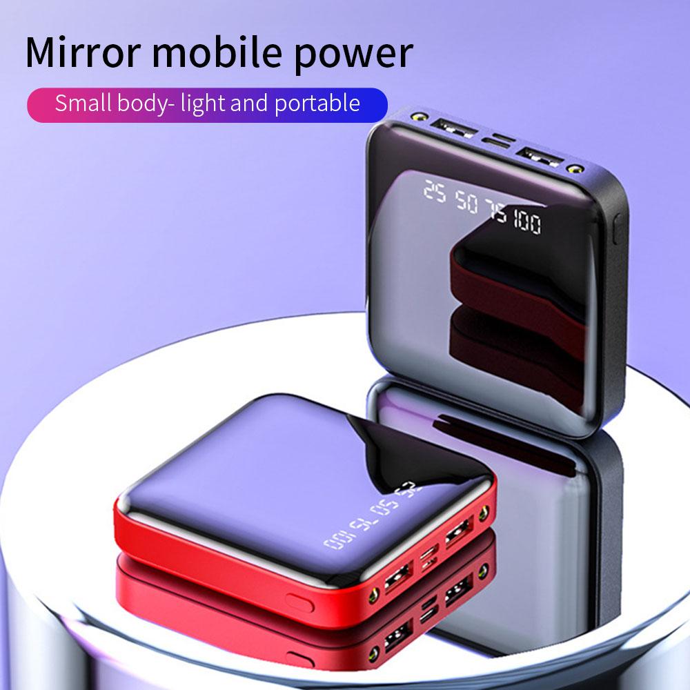 20000mAh Mini Power Bank For Xiaomi Phone 10000mah Portable Charger LED Power 4500mAh Power Bank External Battery Pack Powerbank