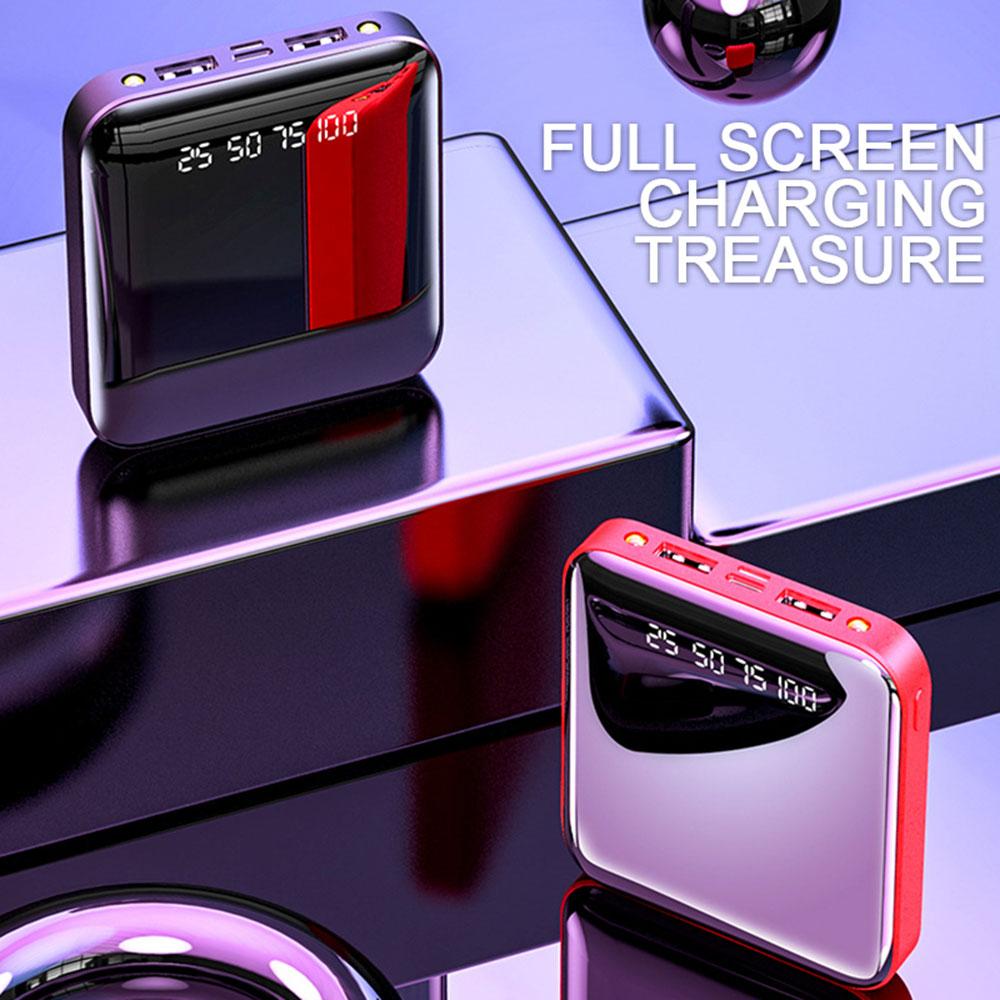 20000mAh Mini Power Bank For Xiaomi Phone 10000mah Portable Charger LED Power 4500mAh Power Bank External Battery Pack Powerbank
