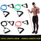 120cm Yoga Pull Rope Resistance Bands Fitness Gum Elastic Bands Fitness Equipment Rubber expander Workout Exercise Training Band