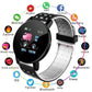 Bluetooth Smartwatch With Blood Pressure & Heart Rate Monitor For Android & IOS
